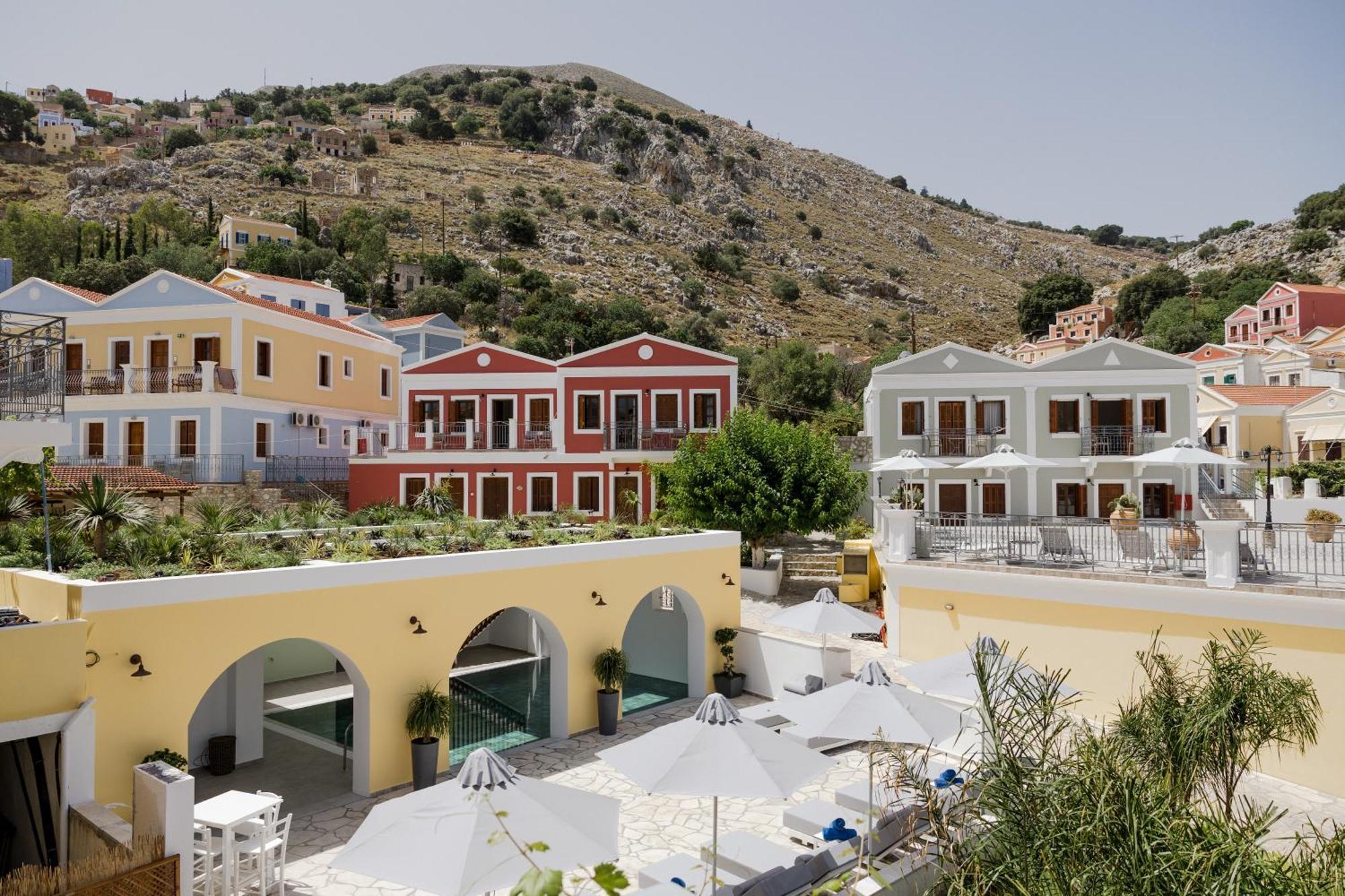 Opera House Hotel Symi Bagian luar foto